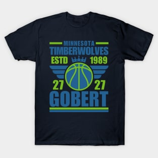Minnesota Timberwolves Gobert 37 Basketball Retro T-Shirt